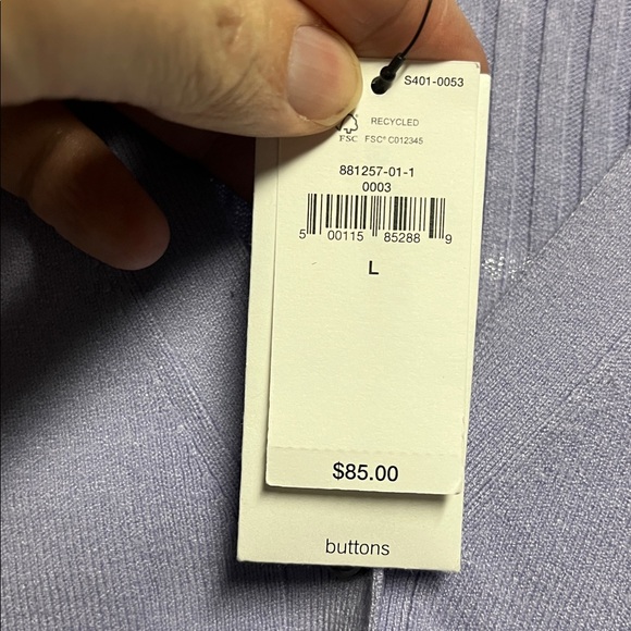 Banana Republic Lavender Tops Size Large NWT - Picture 8 of 8